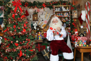 Santa Claus in the Workshop