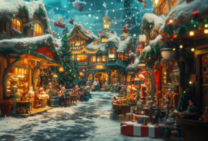 Santa Paul at home in Santa's Village