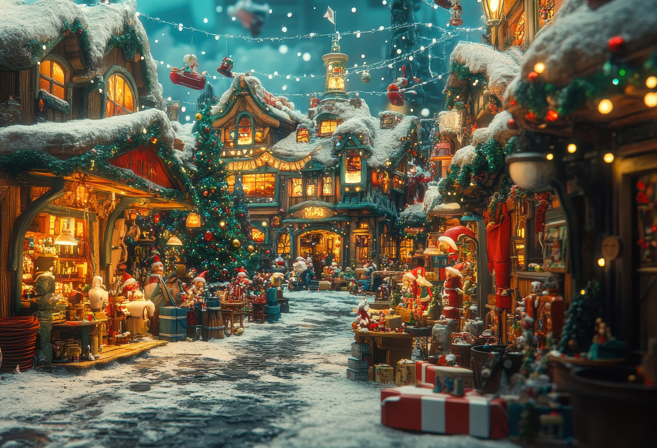 Santa Paul at home in Santa's Village